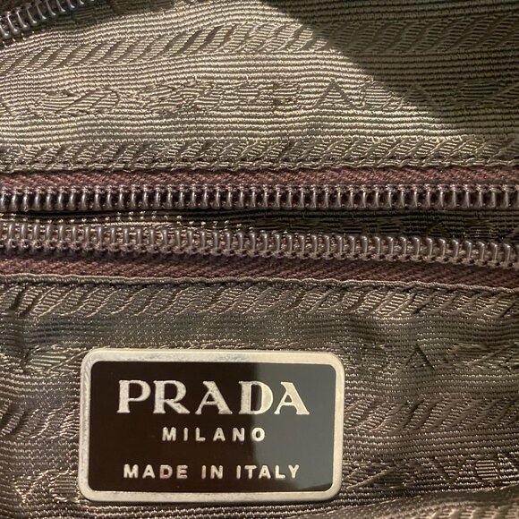 Authentic Preowned Unisex Prada Brown Nylon Messenger Bag - Picture 14 of 16